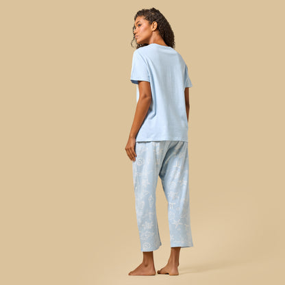 Sea Shell Print Cotton Pyjama Set