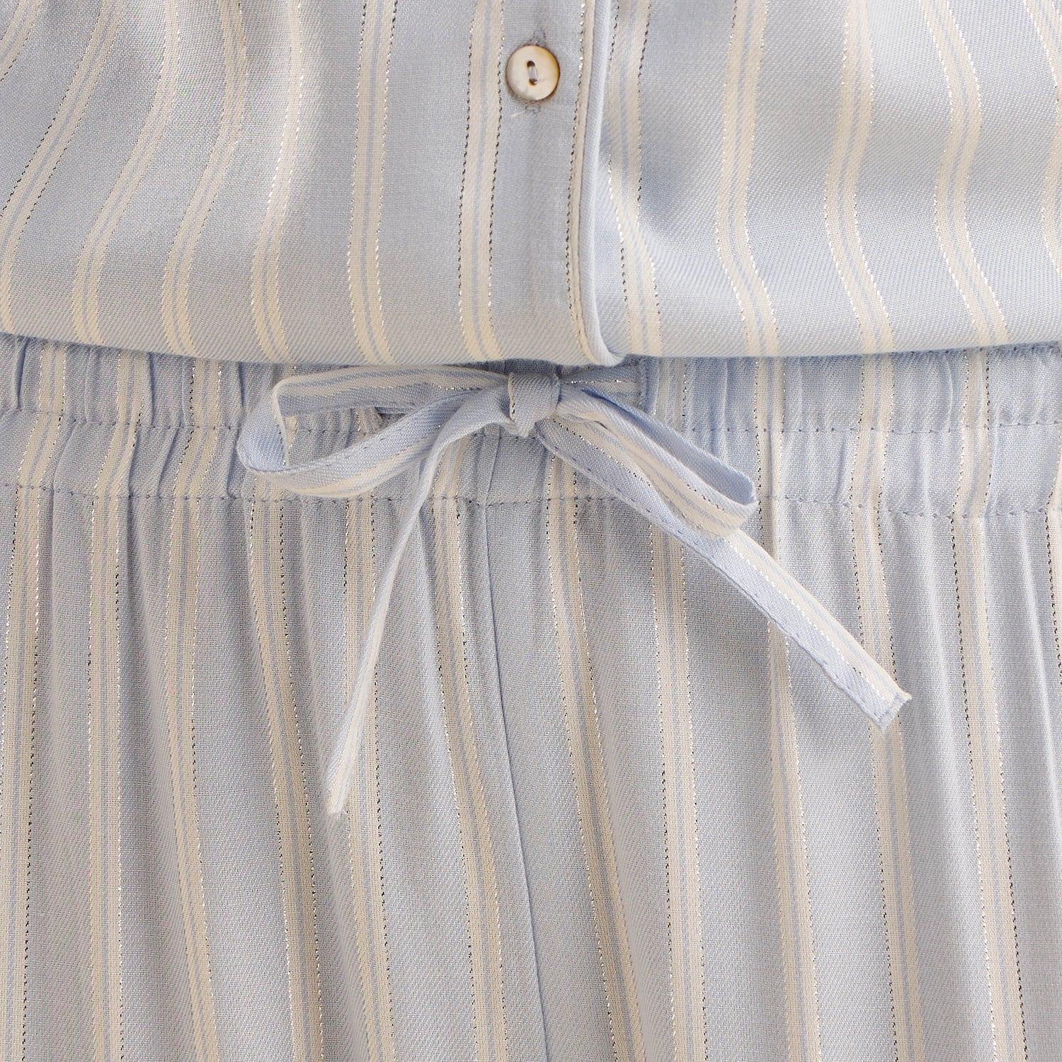 Lurex Striped Pyjama Set