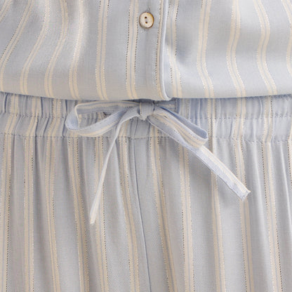 Lurex Striped Pyjama Set