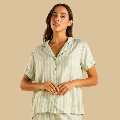 Striped Lurex Pyjama Set
