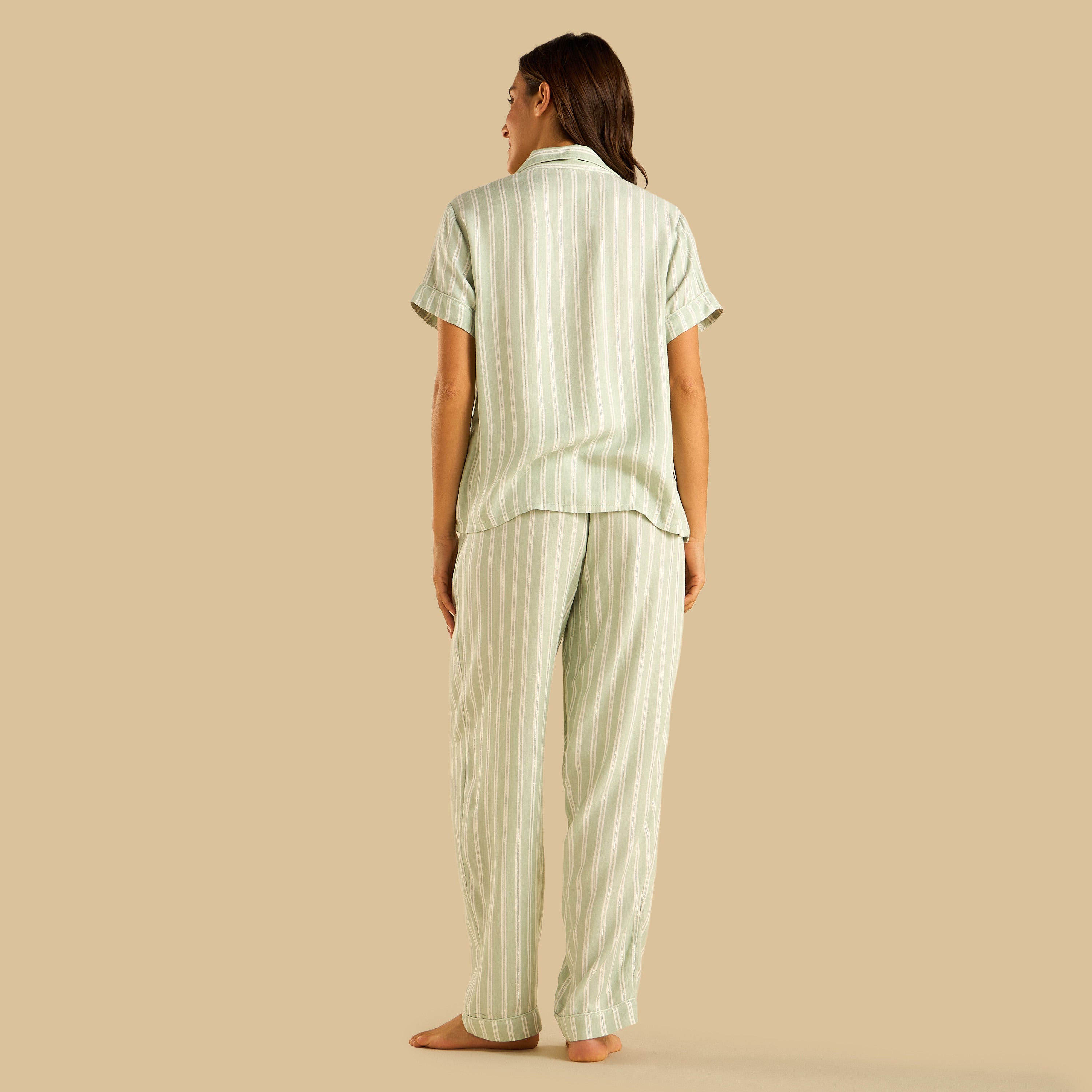Striped Lurex Pyjama Set