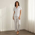 Striped Pyjama Set - Blue / XXL
