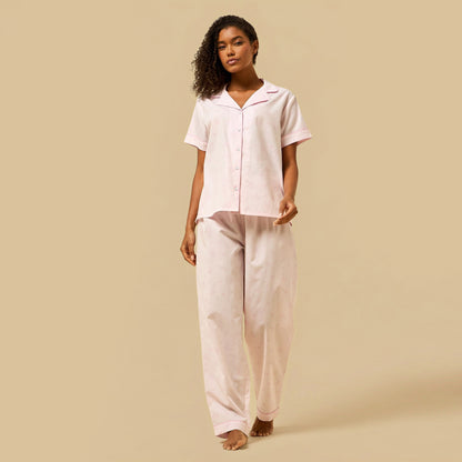 Bow Print Cotton Pyjama Set
