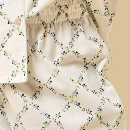 Floral Print Cotton Pyjama Set