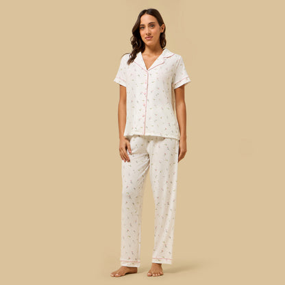 Floral Print Pyjama Set