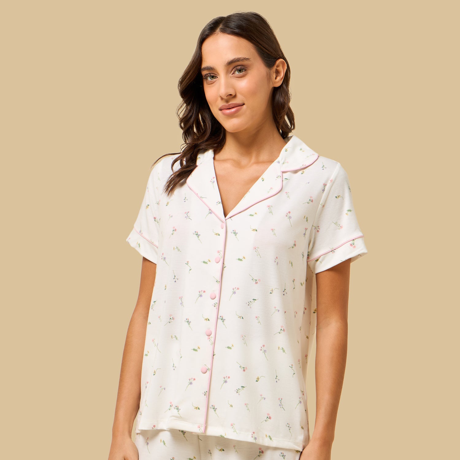 Floral Print Pyjama Set