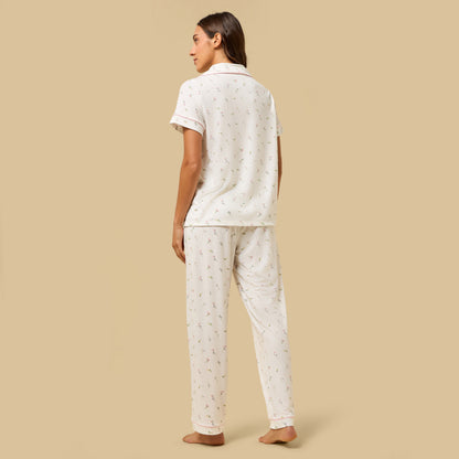 Floral Print Pyjama Set