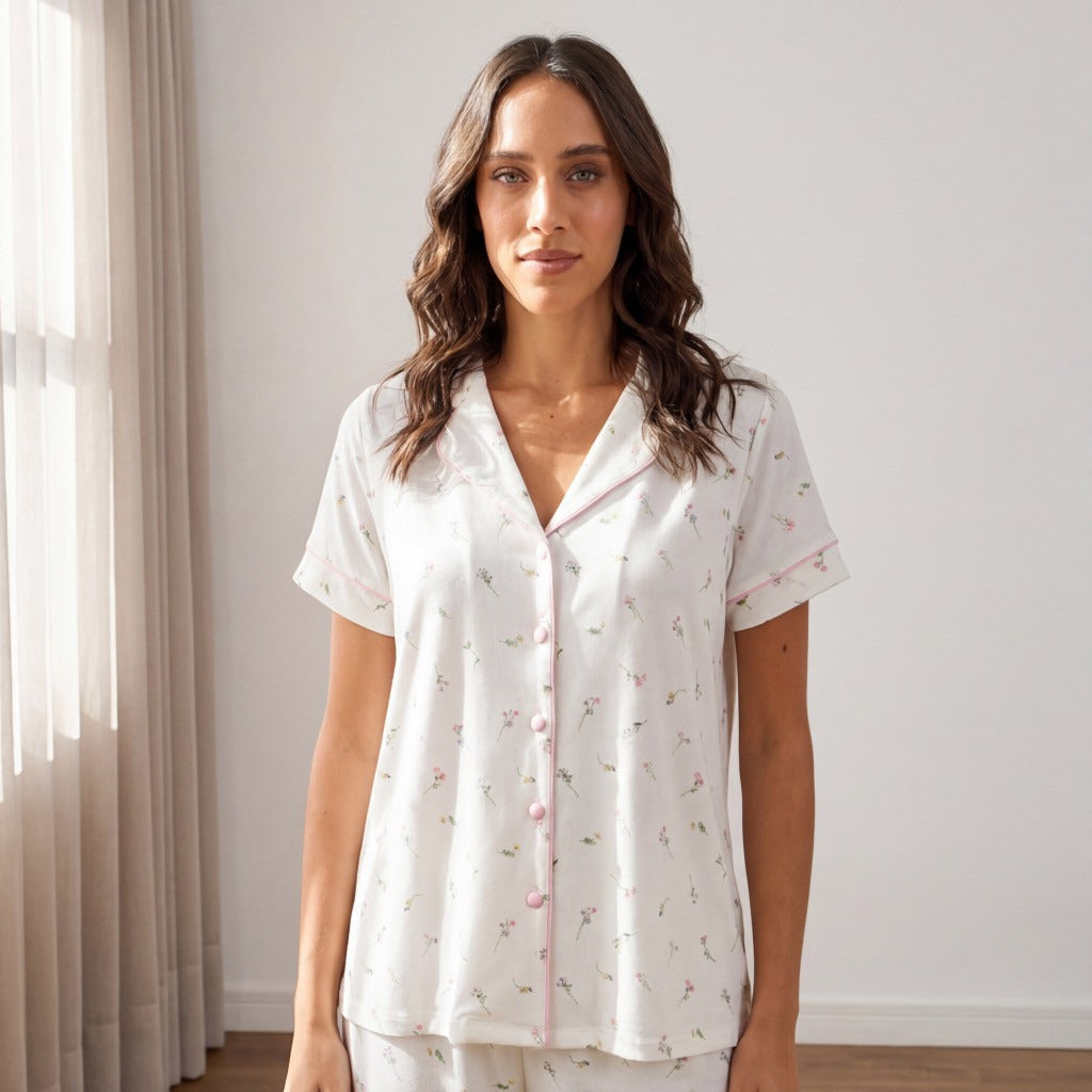 Floral Print Pyjama Set