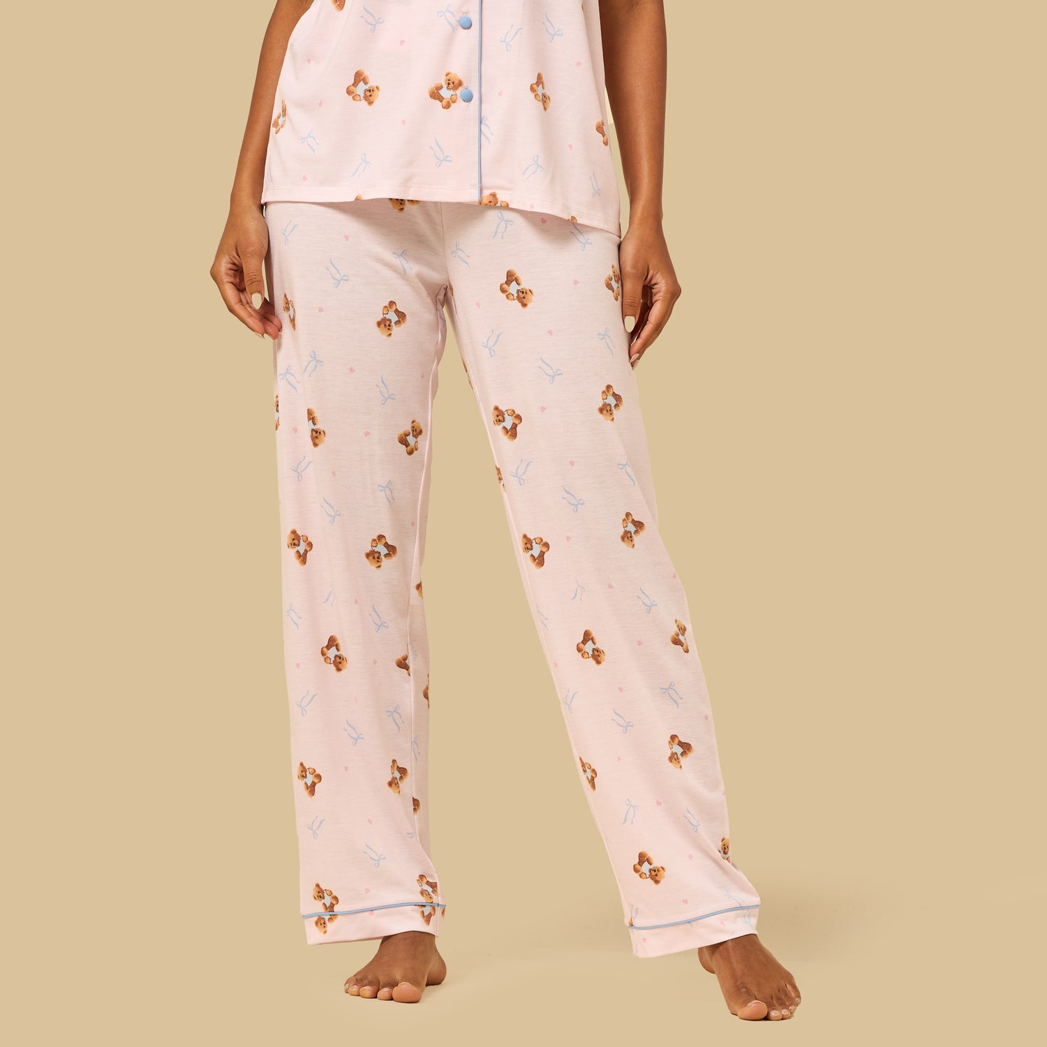 Teddy Bear Print Pyjama Set