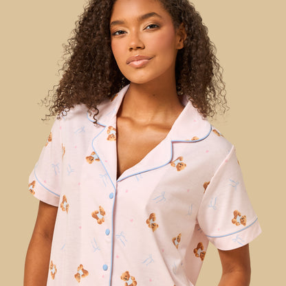 Teddy Bear Print Pyjama Set