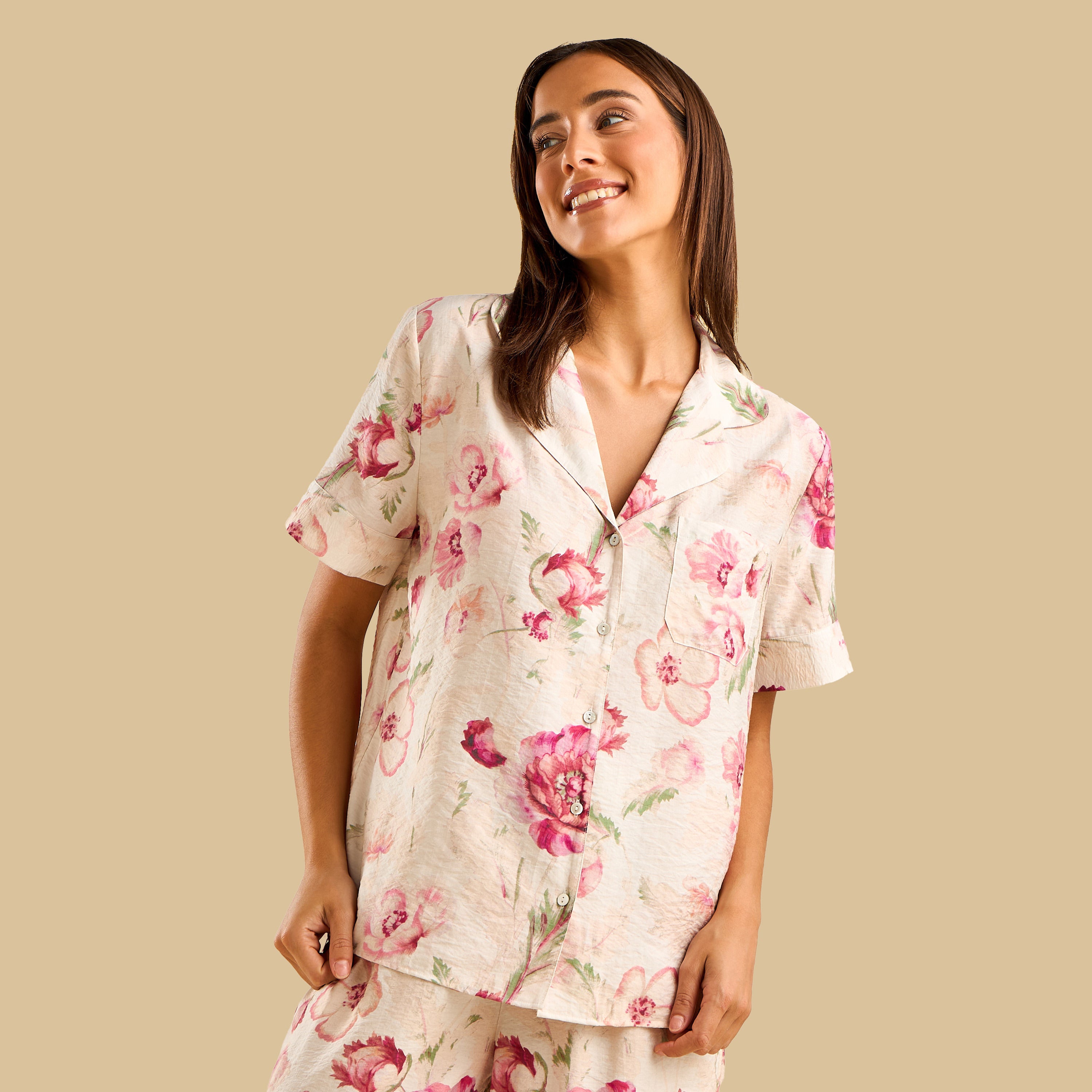 Floral Print Pyjama Set