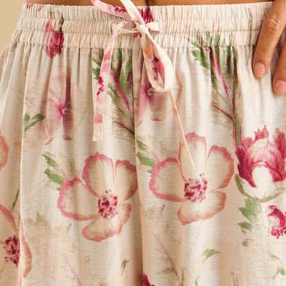 Floral Print Pyjama Set