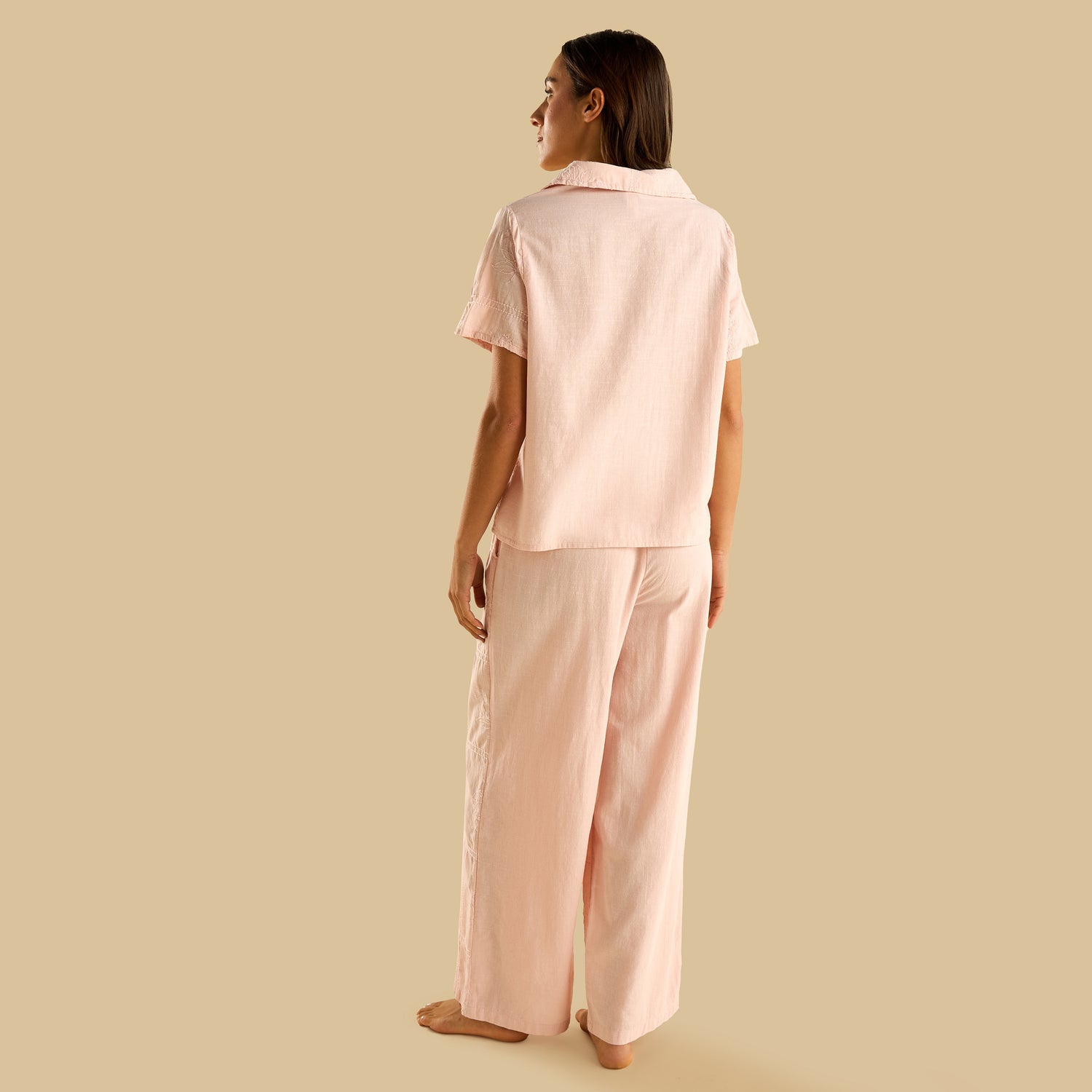 Embroidered Pyjama Set