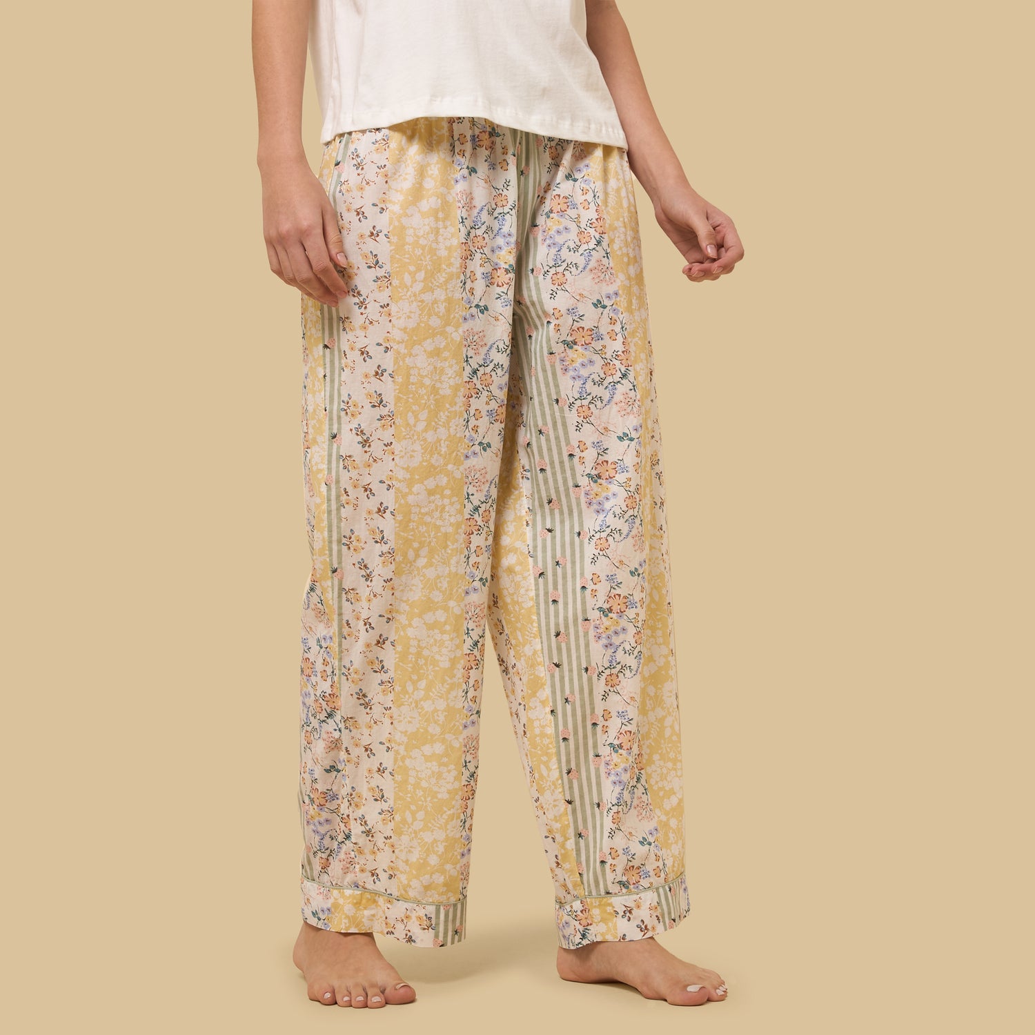 Floral Print Cotton Pyjama Set