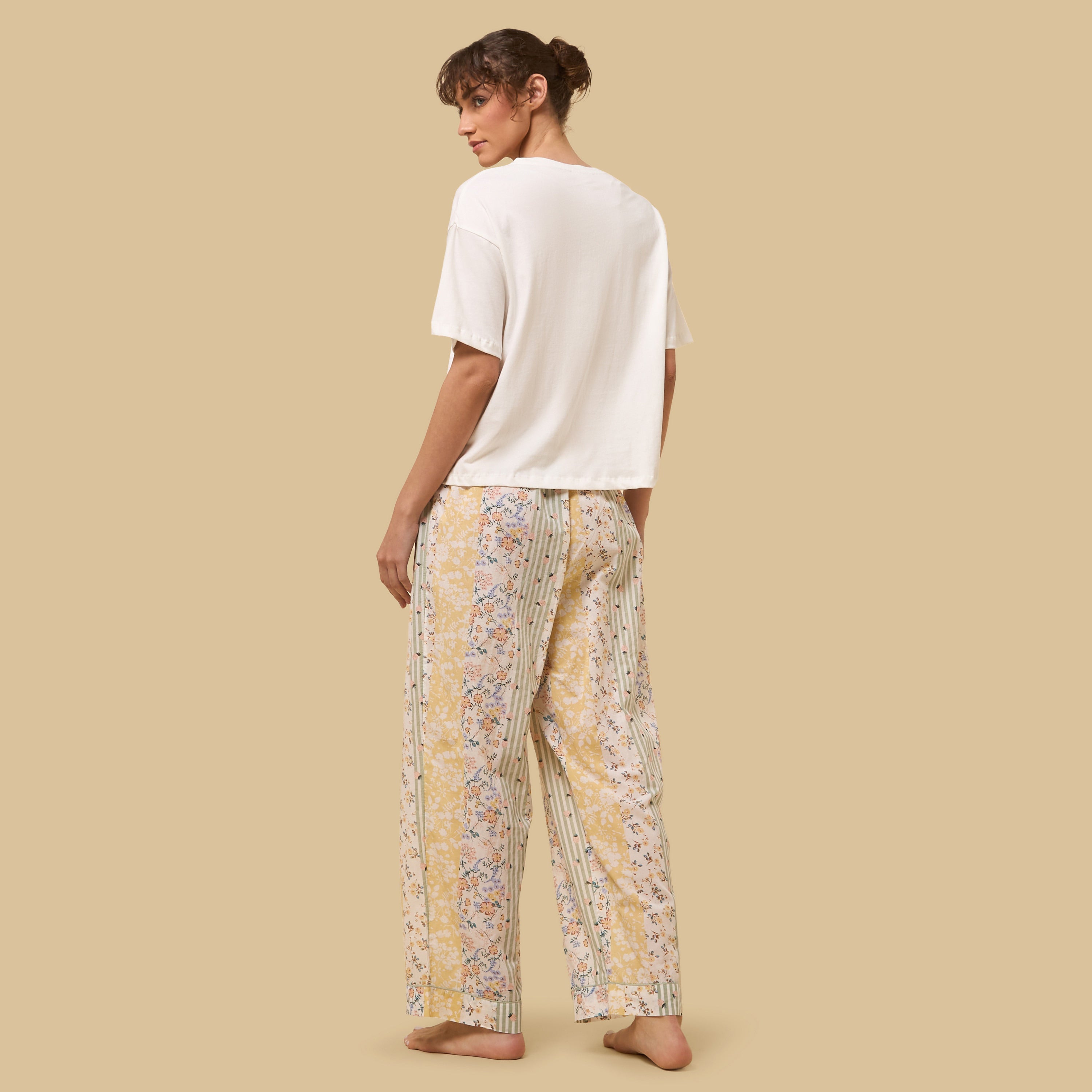 Floral Print Cotton Pyjama Set