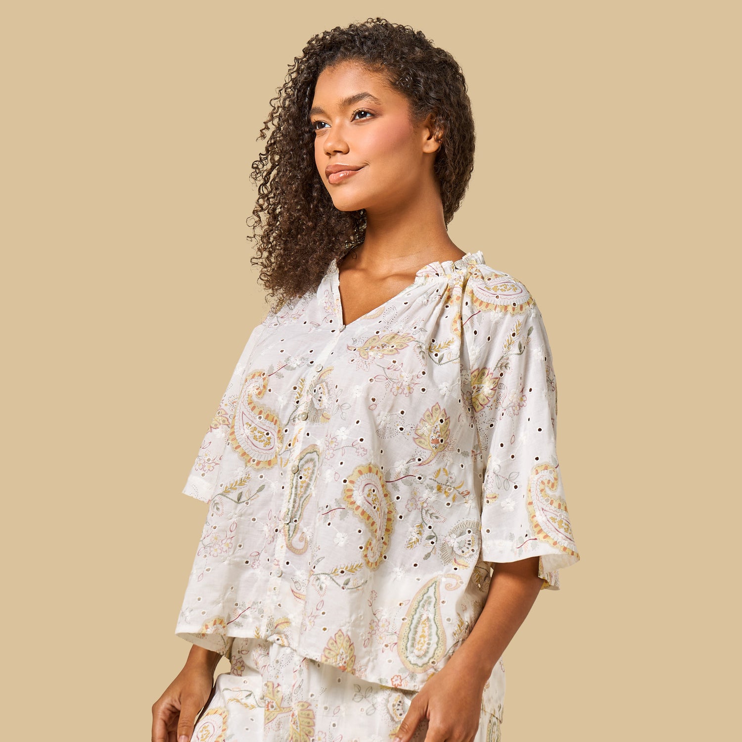Paisley Print Pyjama Set