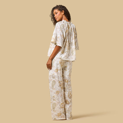 Paisley Print Pyjama Set