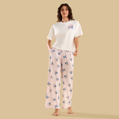Stitch Print Pyjama Set