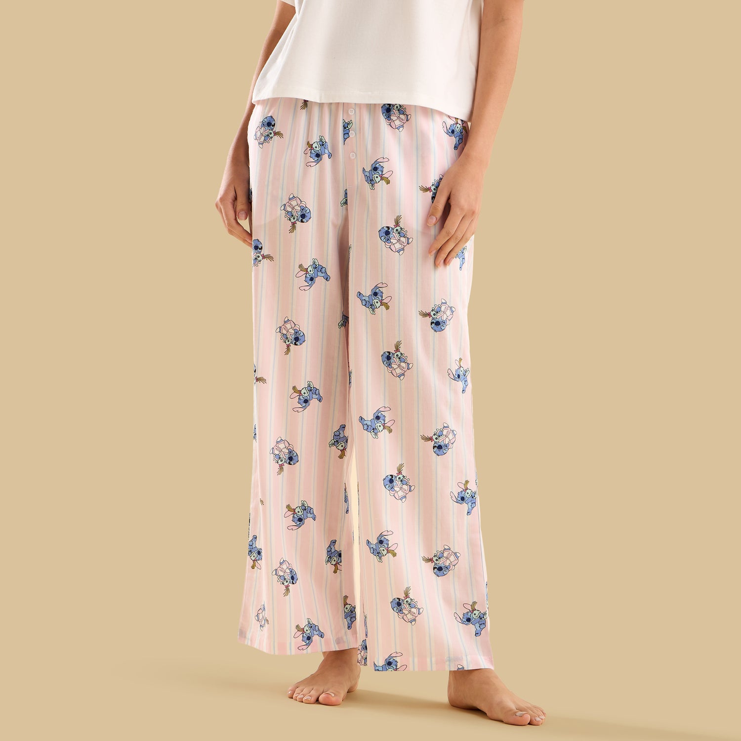 Stitch Print Pyjama Set