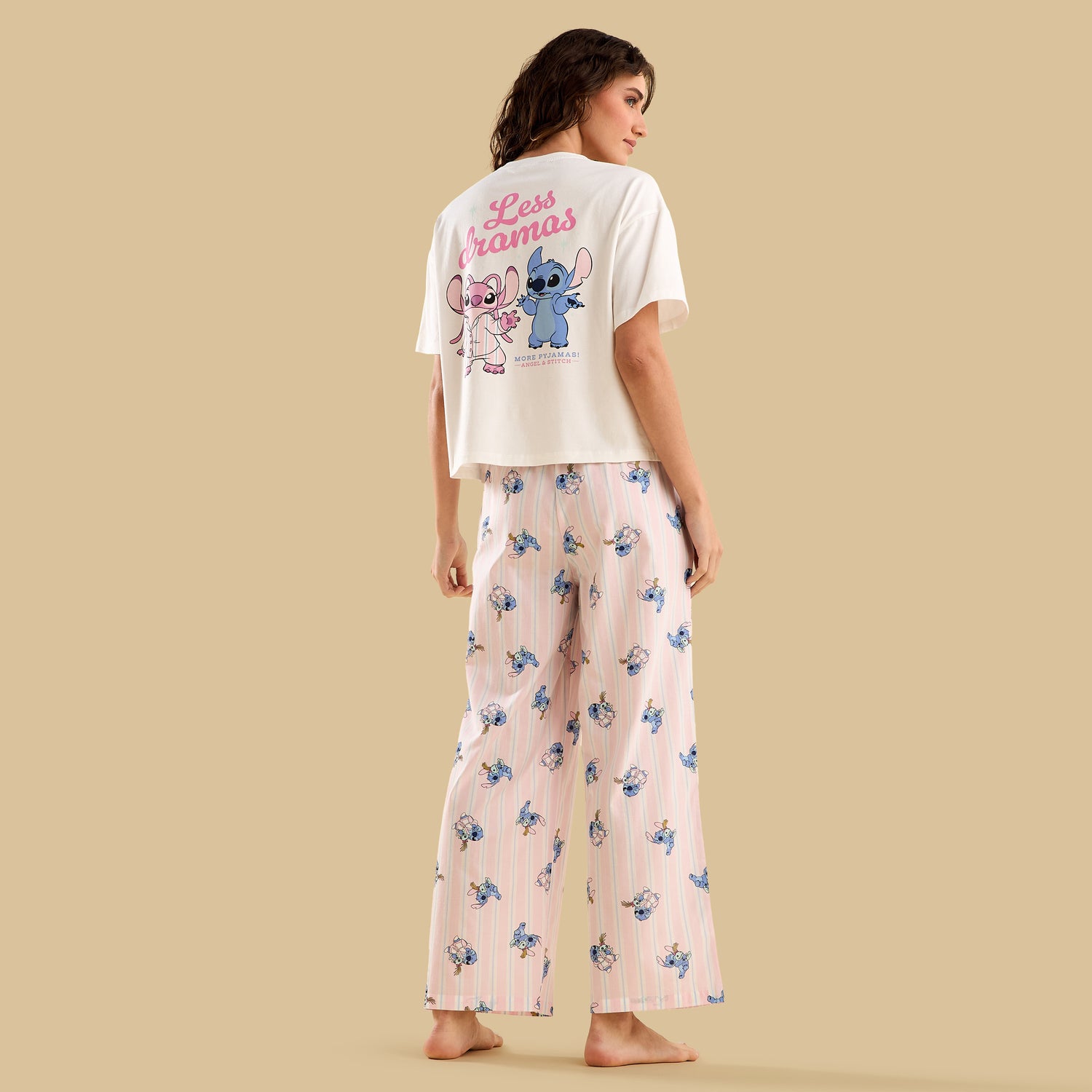 Stitch Print Pyjama Set