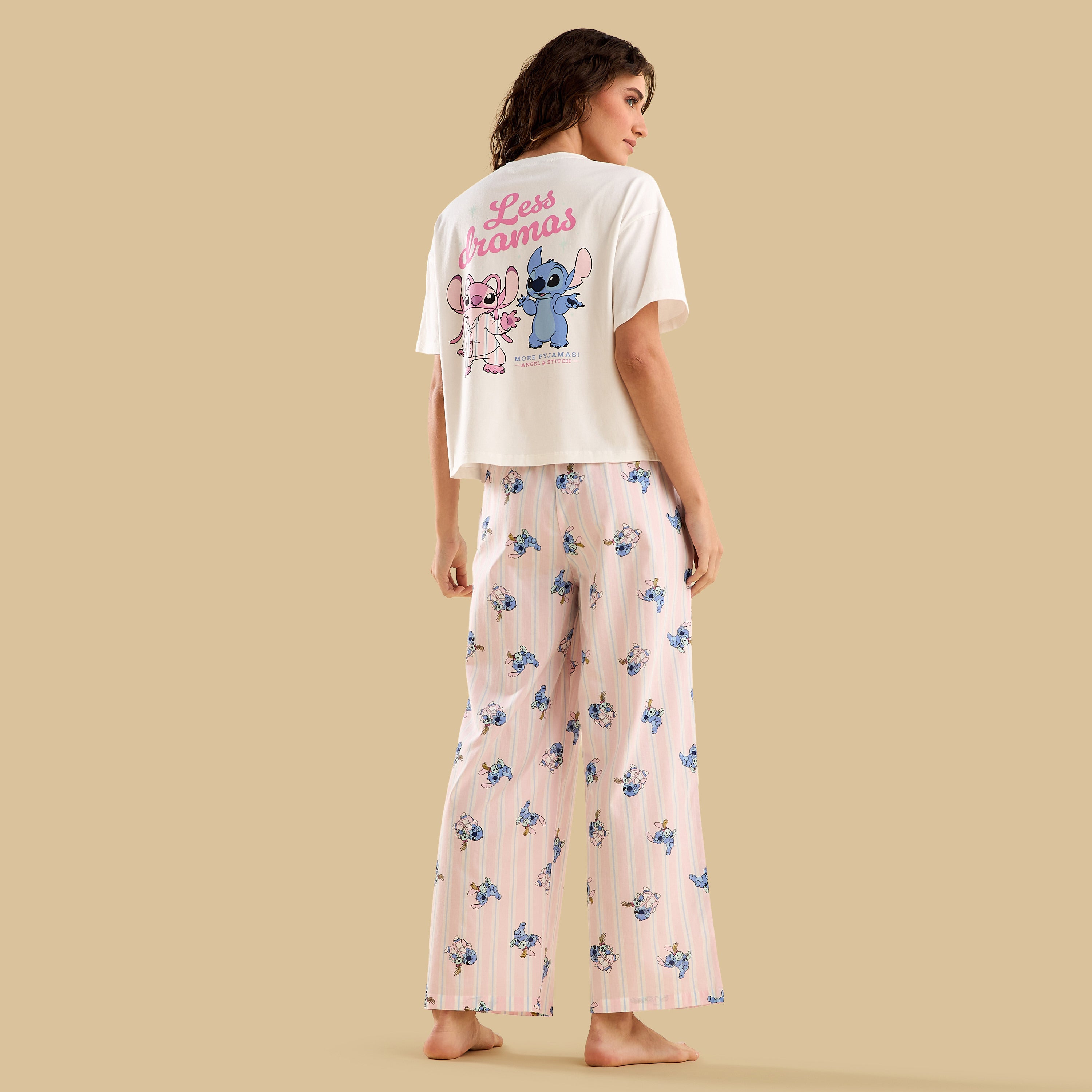 Stitch Print Pyjama Set