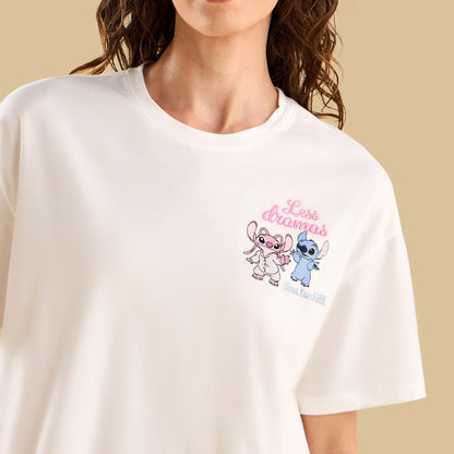 Stitch Print Pyjama Set