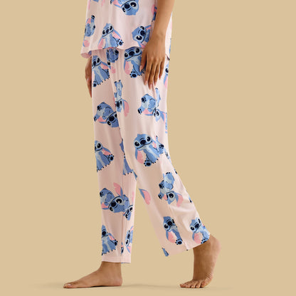 Stitch Print Pyjama Set