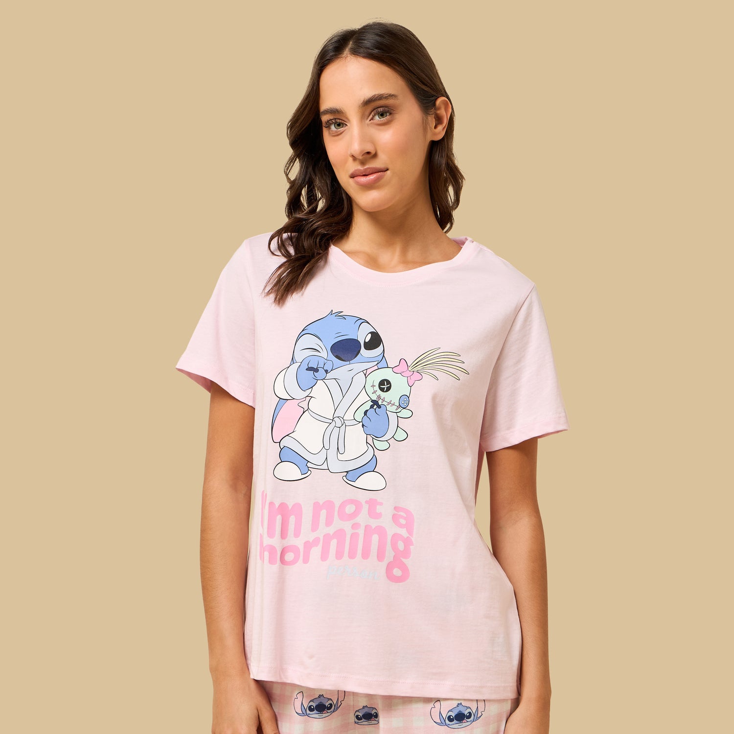 Stitch Print Pyjama Set