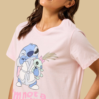 Stitch Print Pyjama Set