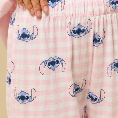 Stitch Print Pyjama Set