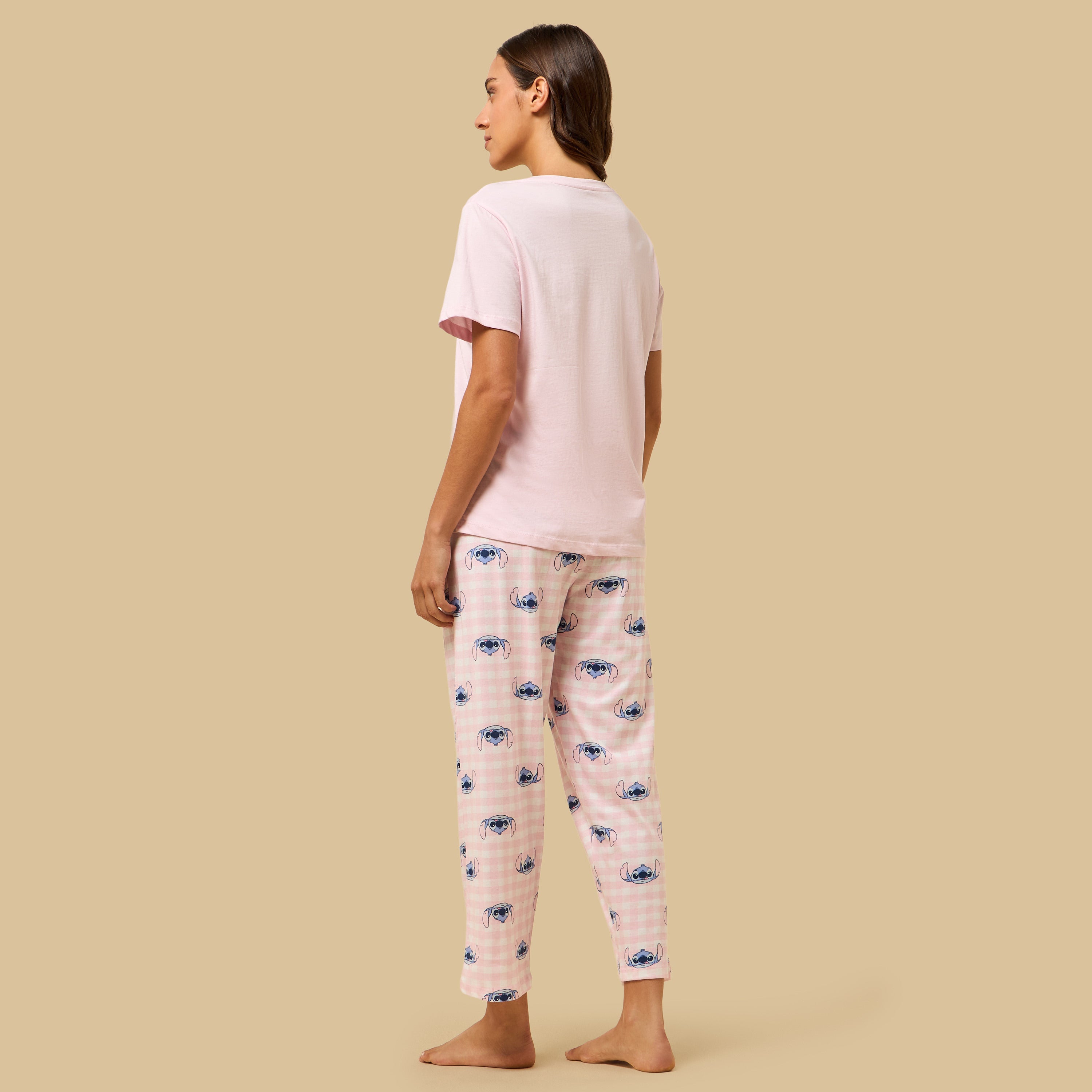 Stitch Print Pyjama Set