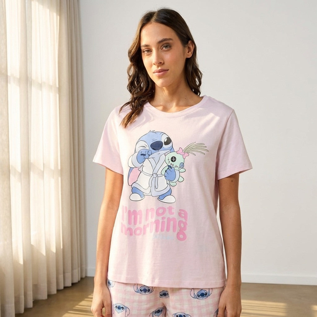 Stitch Print Pyjama Set