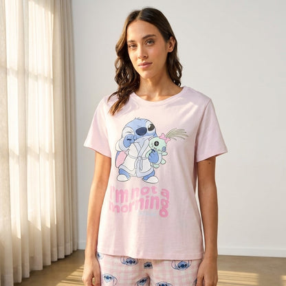Stitch Print Pyjama Set