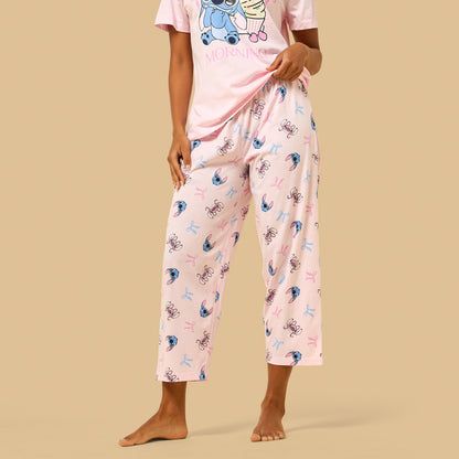 Stitch Print Pyjama Set