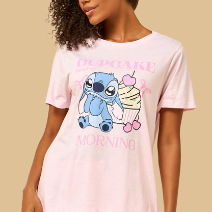 Stitch Print Pyjama Set