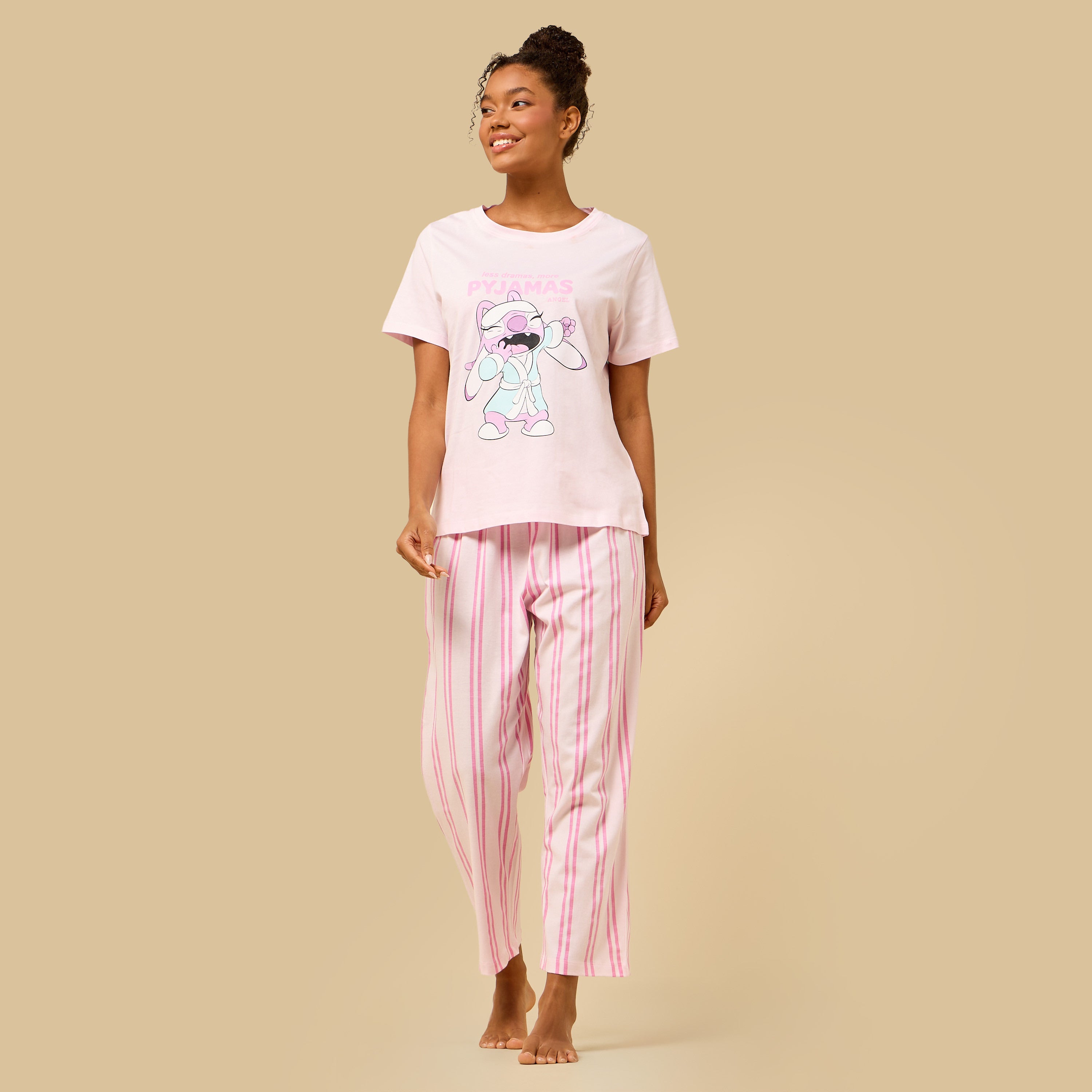 Angel Print Pyjama Set