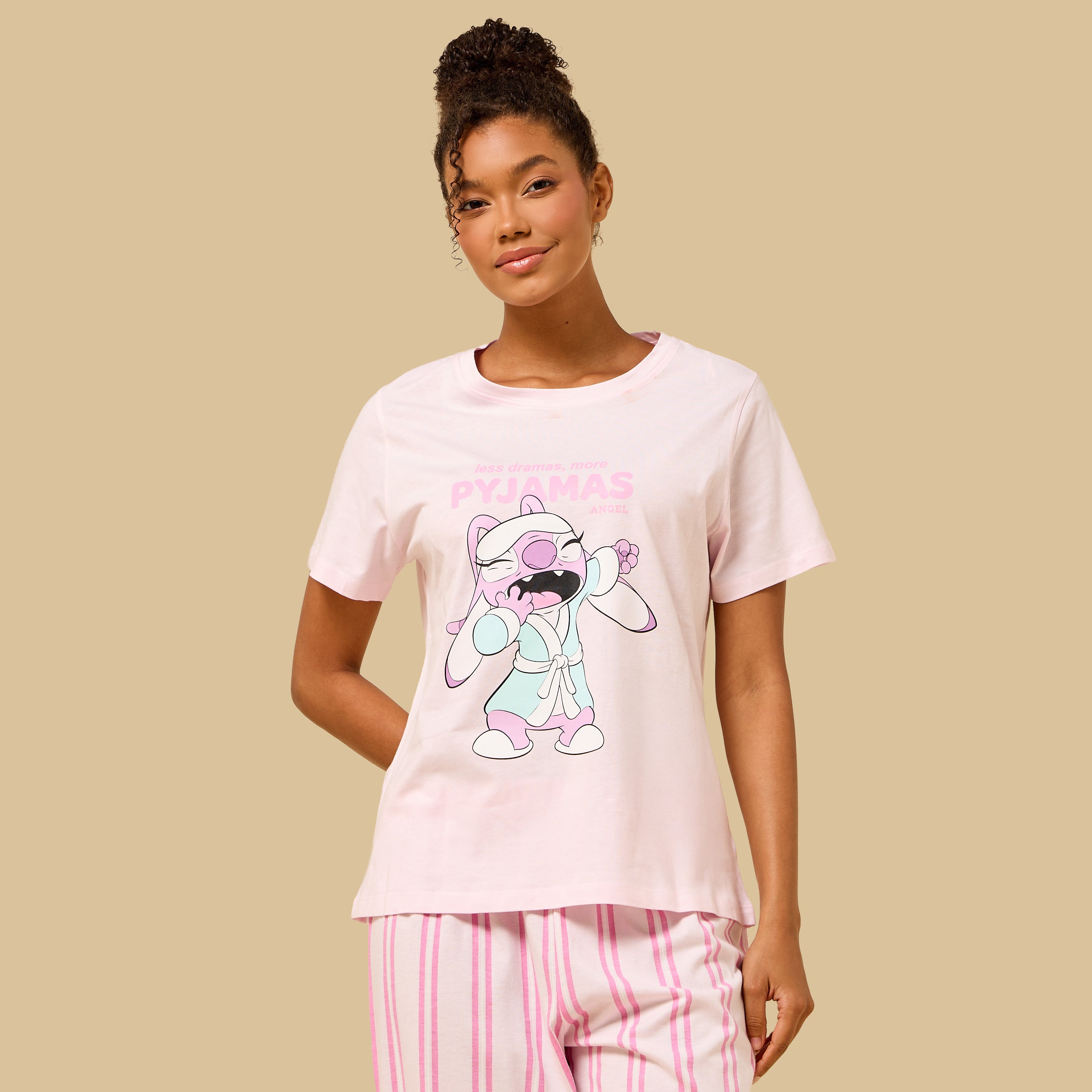 Angel Print Pyjama Set