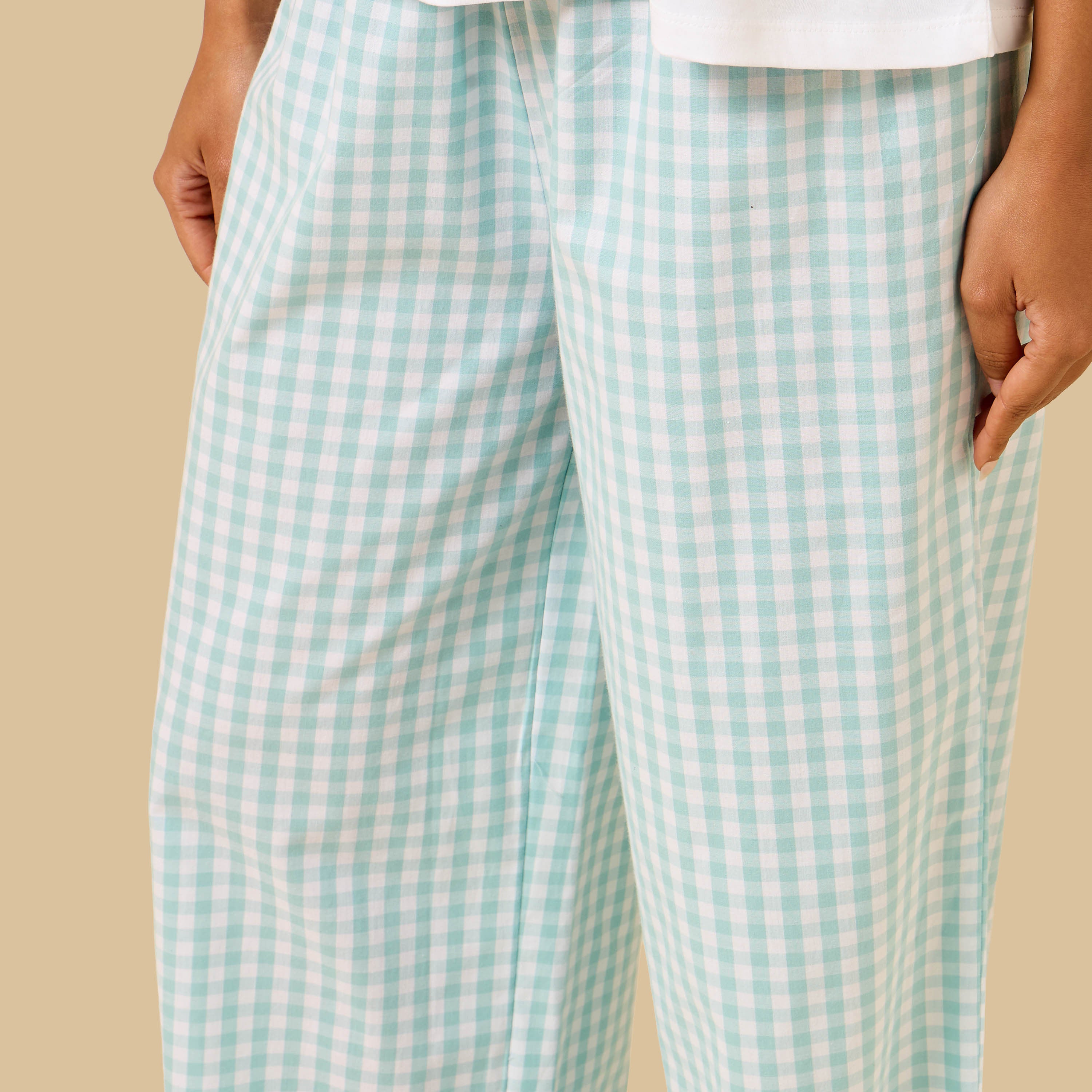 Hello Kitty Print Cotton Pyjama Set