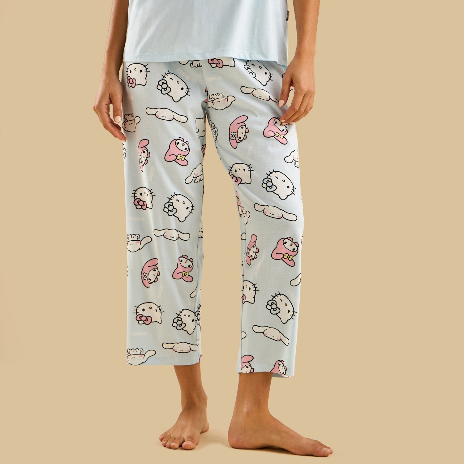 Hello Kitty and Friends Print Pyjama Set