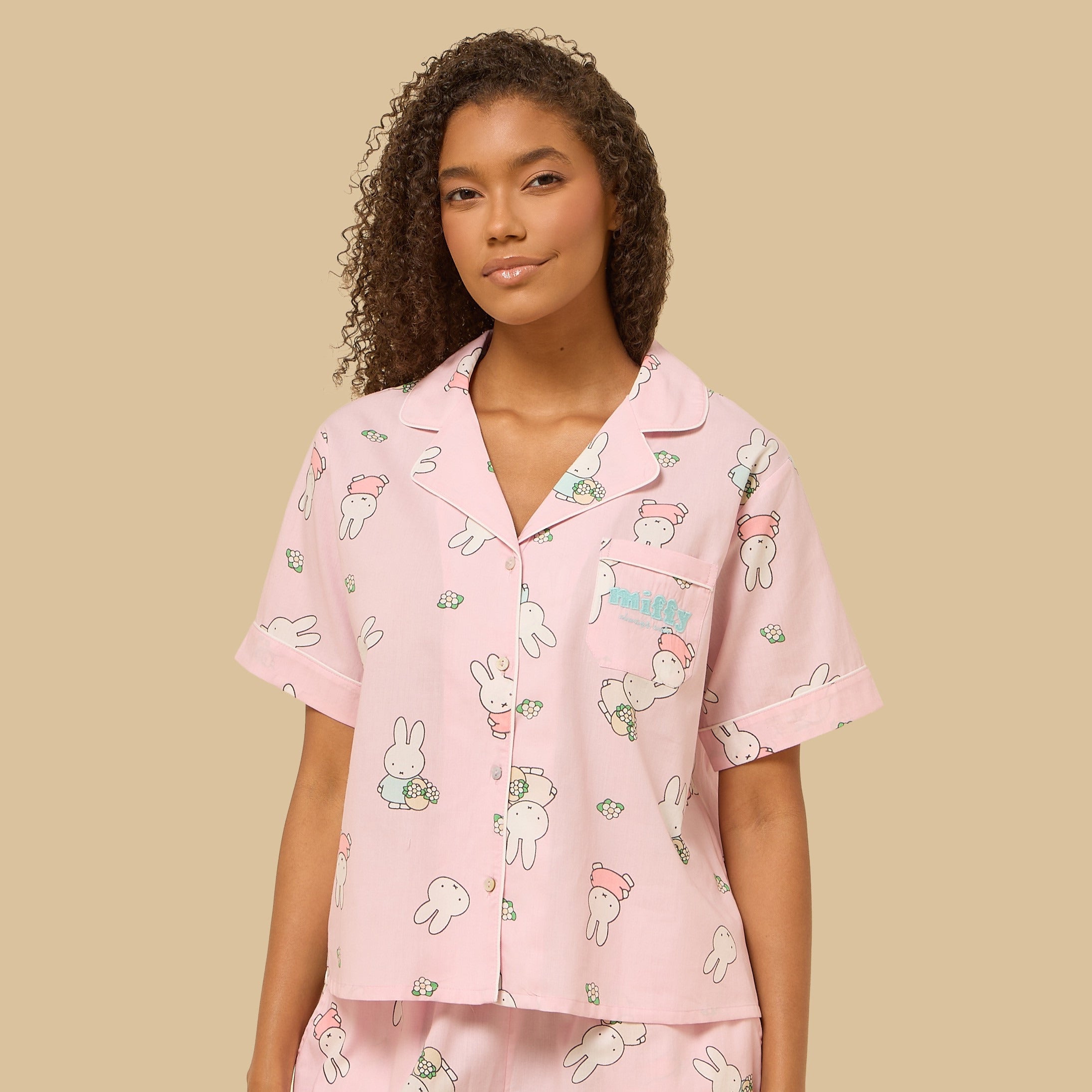 Miffy Print Cotton Pyjama Set
