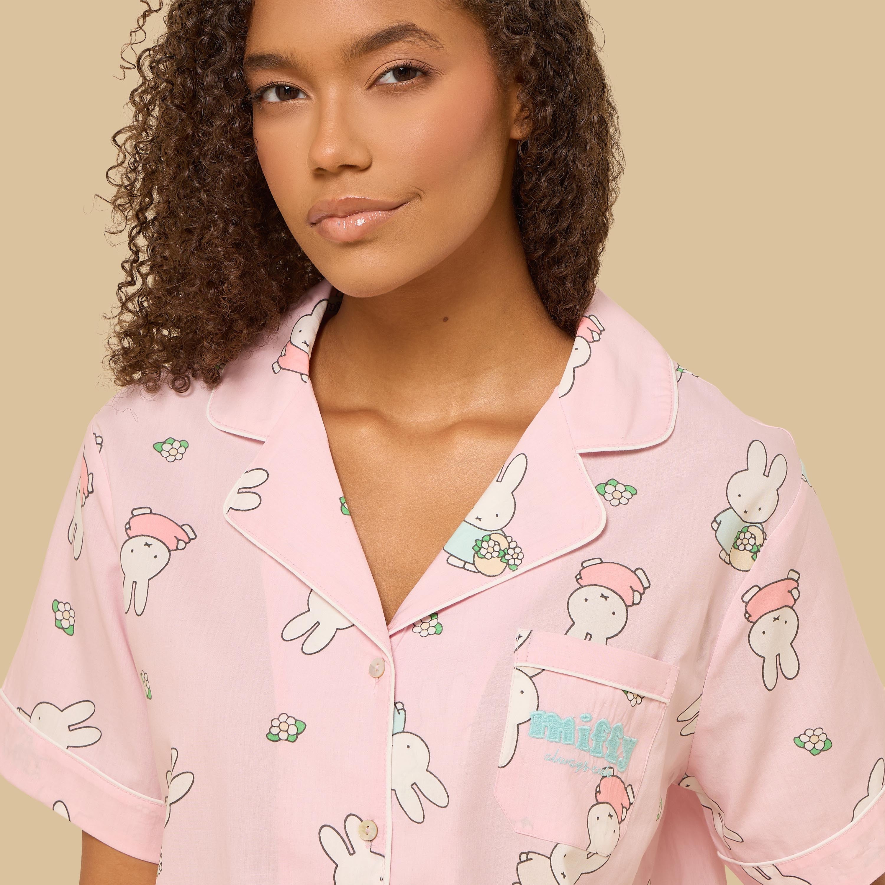 Miffy Print Cotton Pyjama Set