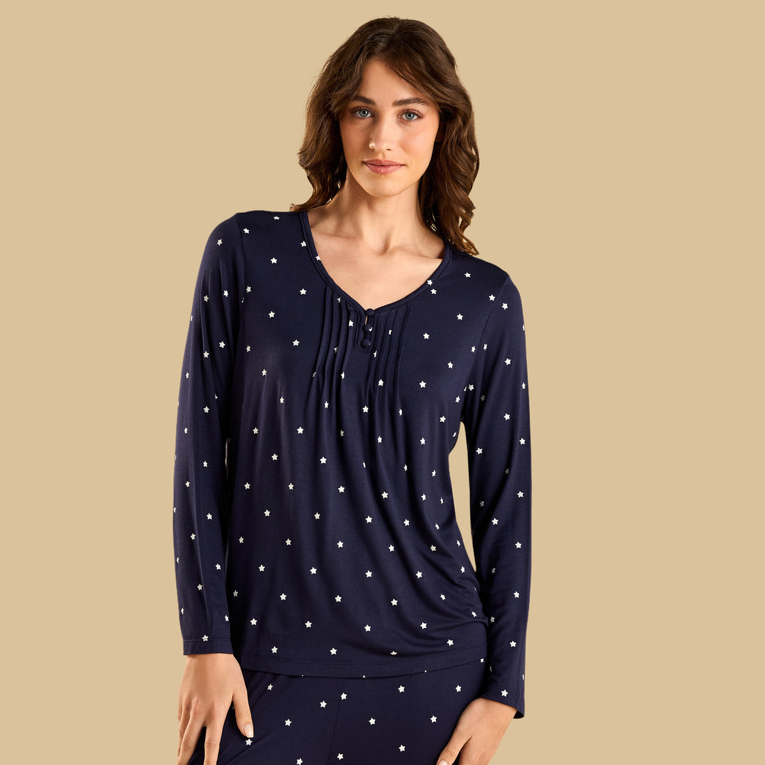 Star Print Pyjama Set