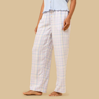 Checked Cotton Pyjama Set