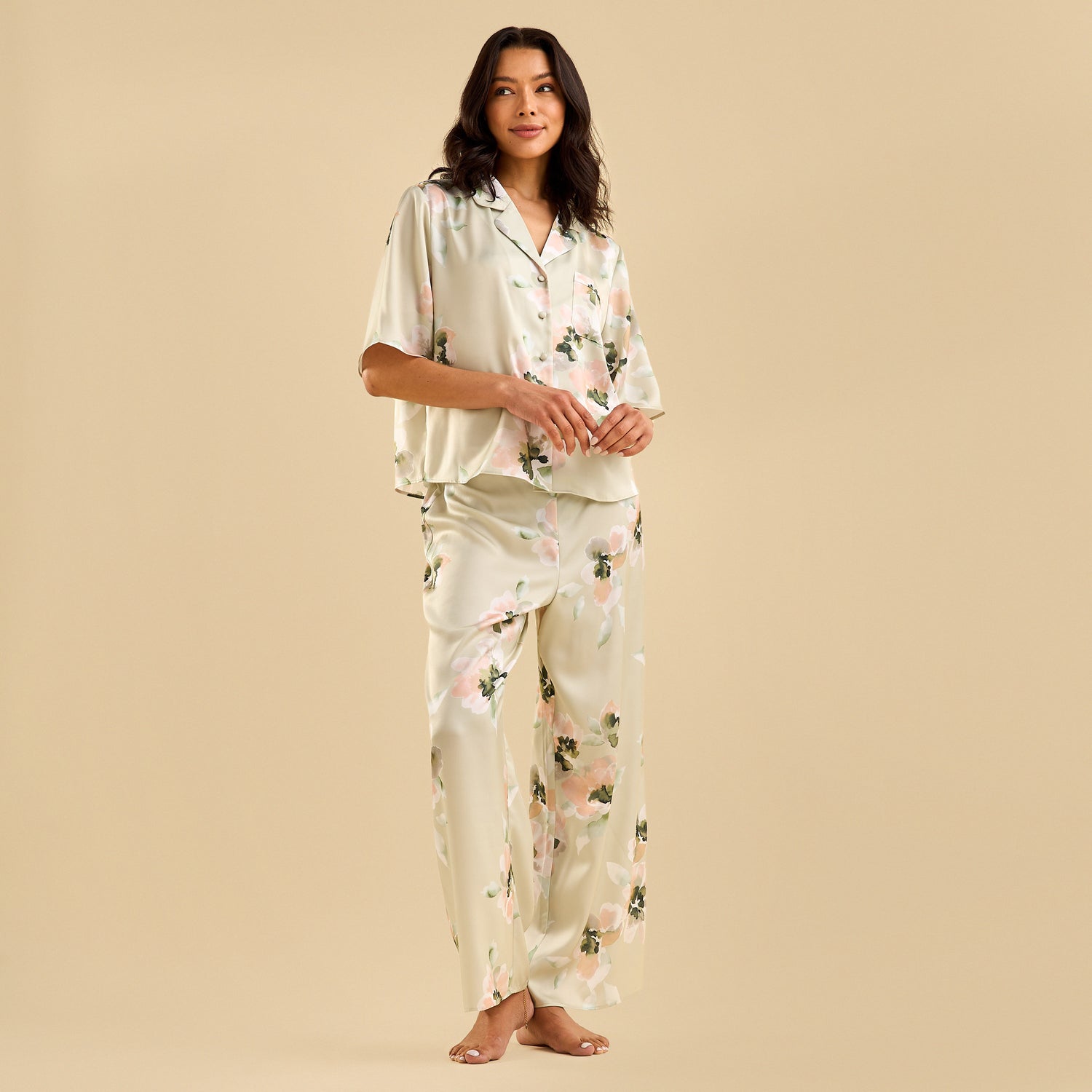 Floral Print Pyjama Set