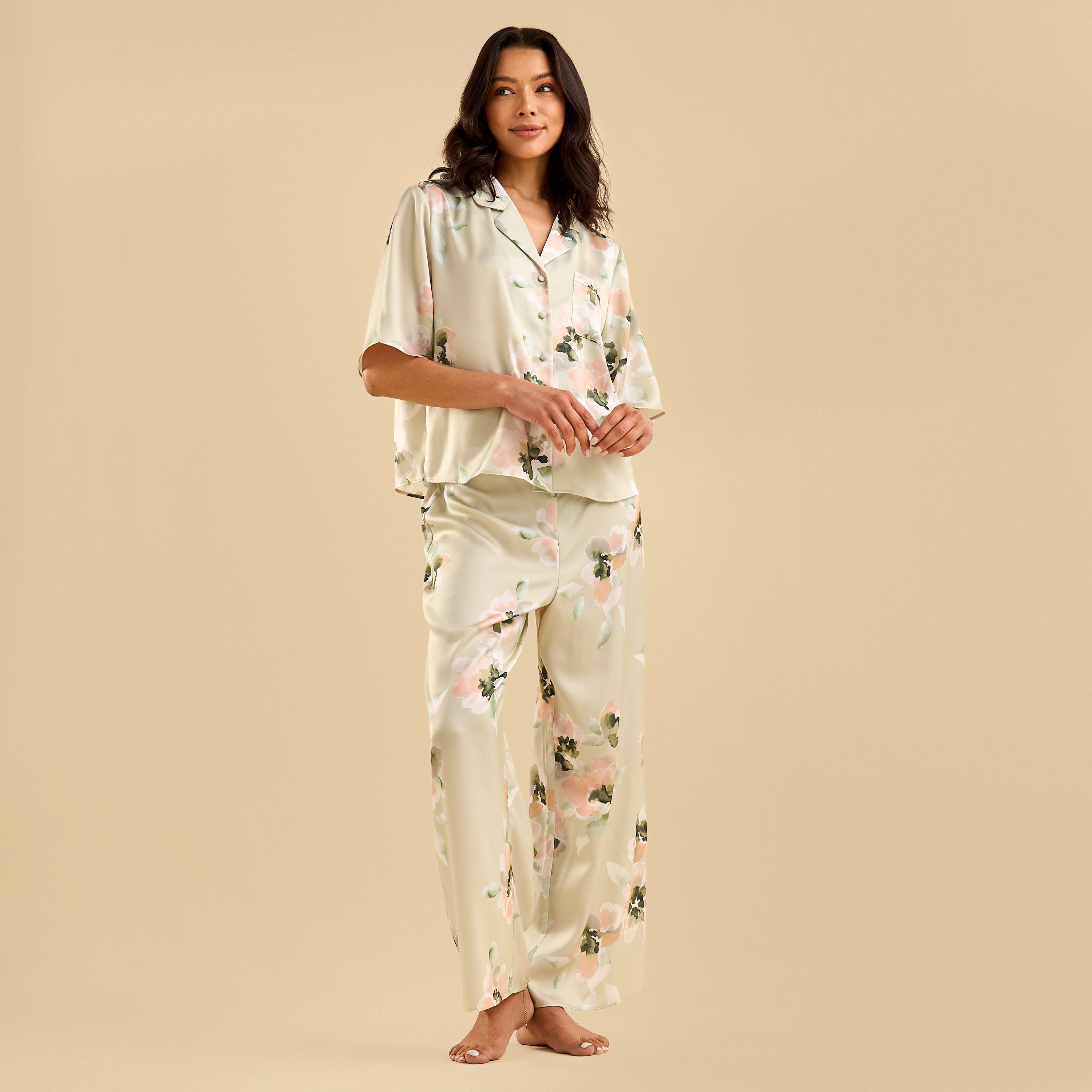 Floral Print Pyjama Set