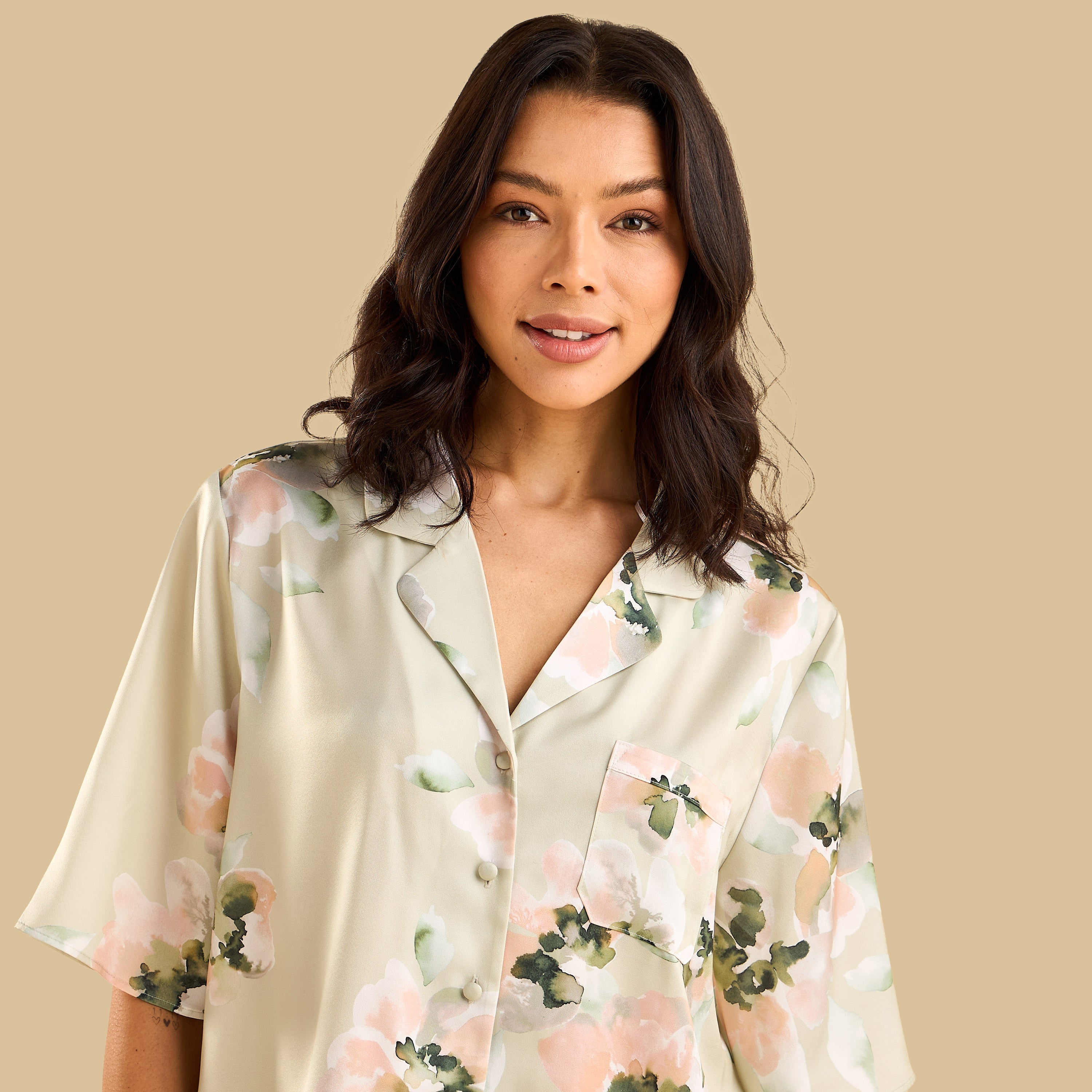 Floral Print Pyjama Set