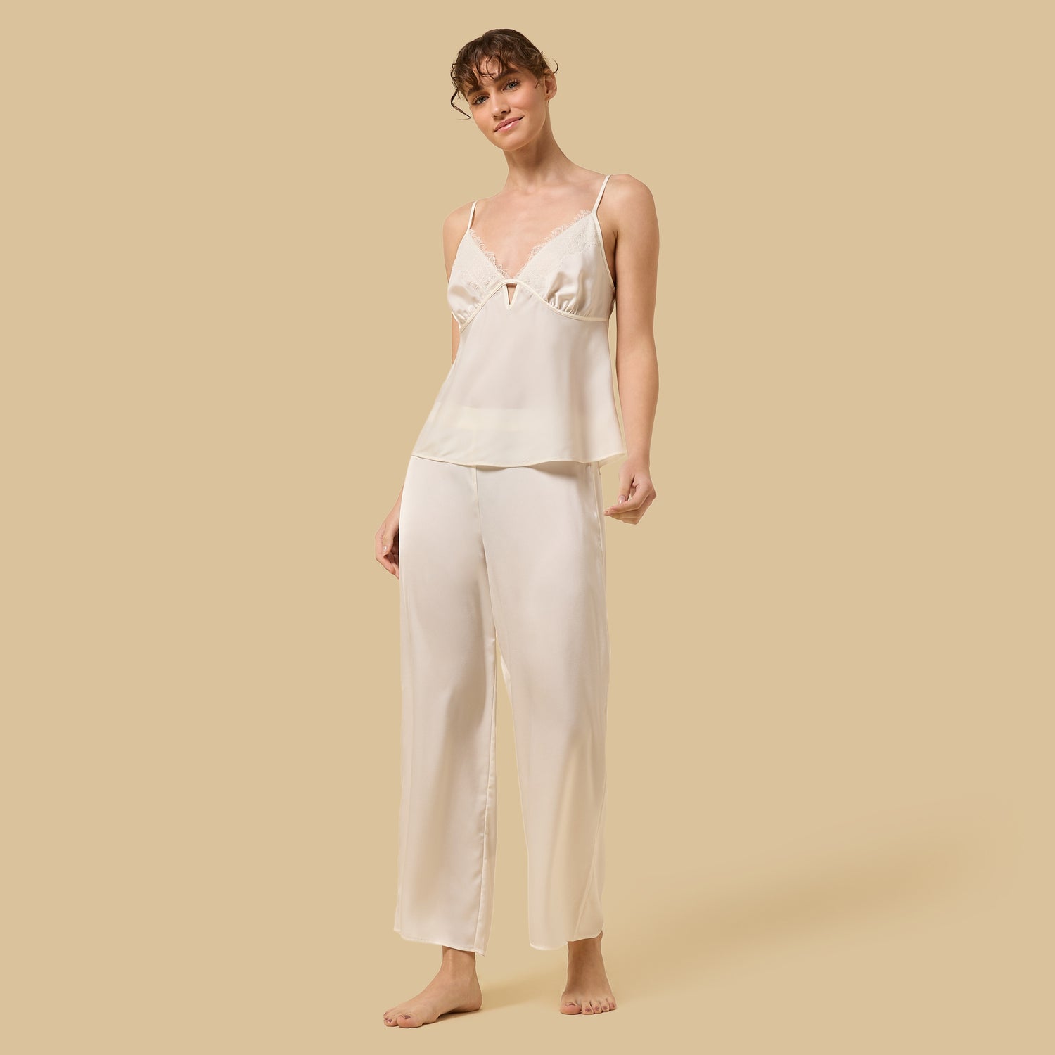 Lace Detail Pyjama Set