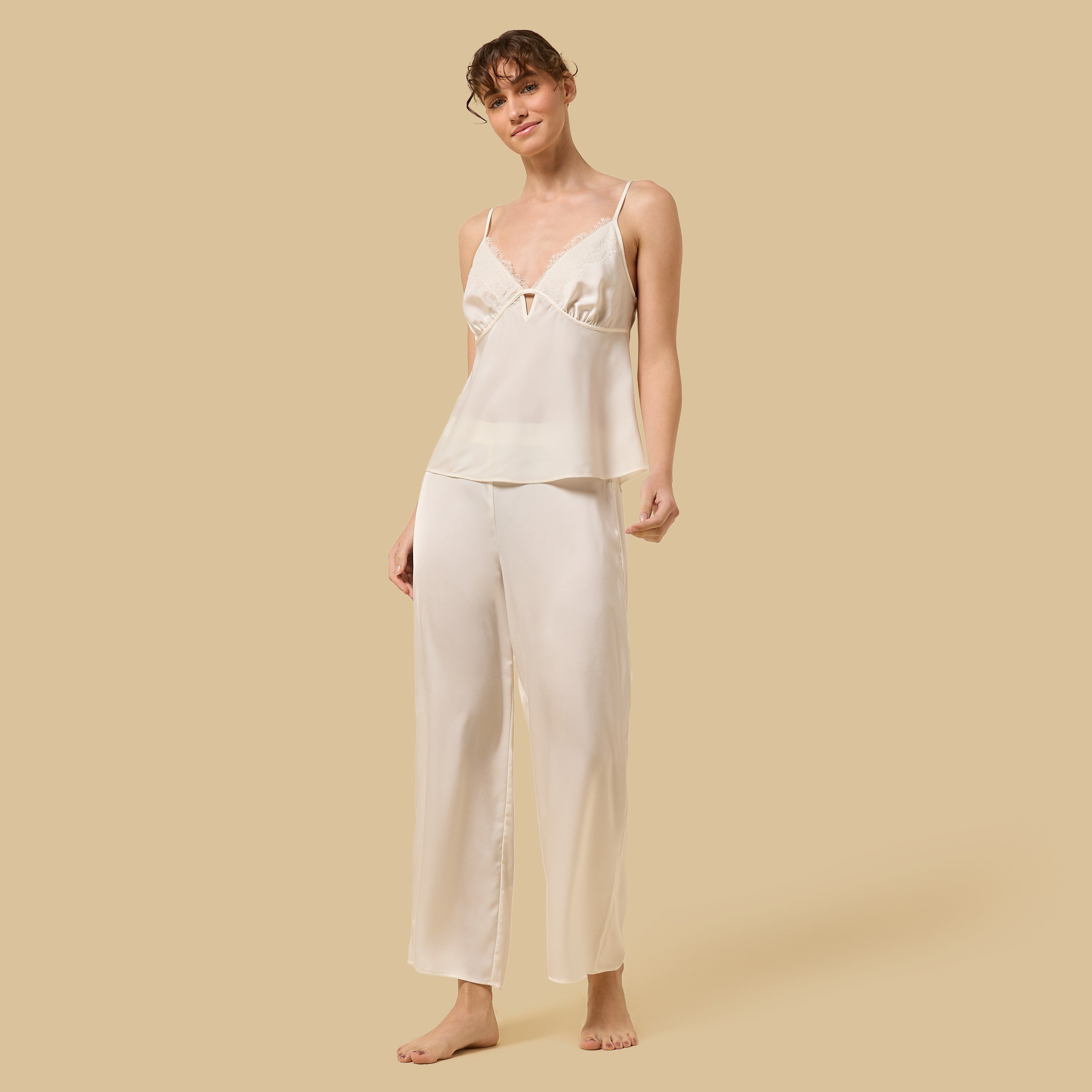 Lace Detail Pyjama Set