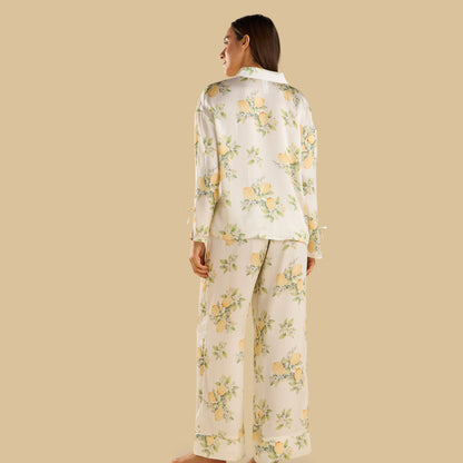 Lemon Print Pyjama Set