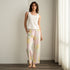 Printed Pyjama Set - White / XXL